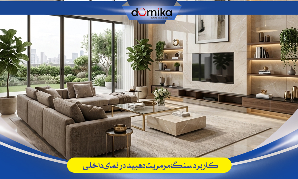 مرمریت دهبید کرم یا تراورتن؛ کدام سنگ برای خانه شما مناسب‌تر است؟